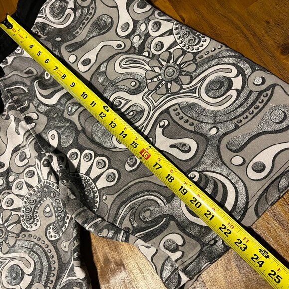 Imperious men's streetwear sweat shorts glossy pattern gray black 2XL - Picture 7 of 10